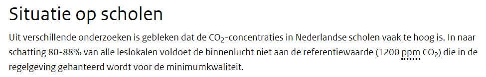 De urgentie van het Deltaplan Ventilatie voor scholen - 8050 De urgentie van het Deltaplan Ventilatie voor scholen - 8050