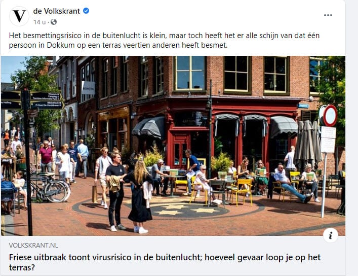 Dokkum binnenste buiten, besmettingen op een terras - 8174 Dokkum binnenste buiten, besmettingen op een terras - 8174