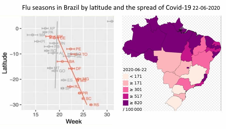 Covid-19 heeft ook de griep in Brazilië - 8235