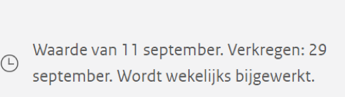 Hoe goed u zich ook gedraagt, de R is 20 oktober niet lager dan 1 - 10657