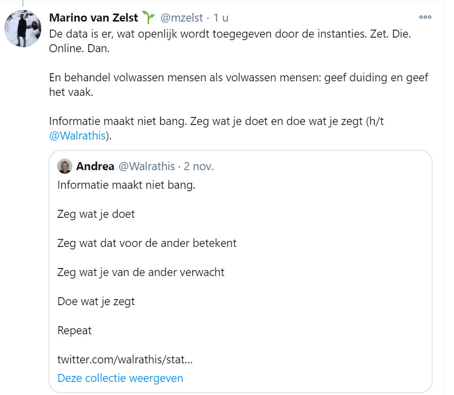 Oproep aan RIVM en VWS: behandel volwassen mensen als volwassen mensen! - 13156 Oproep aan RIVM en VWS: behandel volwassen mensen als volwassen mensen! - 13156