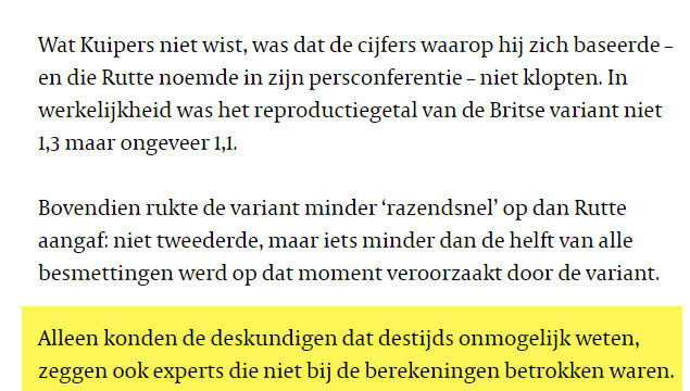 De deskundigen hadden het wèl kunnen weten, Volkskrant! - 17979 De deskundigen hadden het wèl kunnen weten, Volkskrant! - 17979