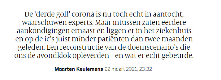 De deskundigen hadden het wèl kunnen weten, Volkskrant! - 17978 De deskundigen hadden het wèl kunnen weten, Volkskrant! - 17978