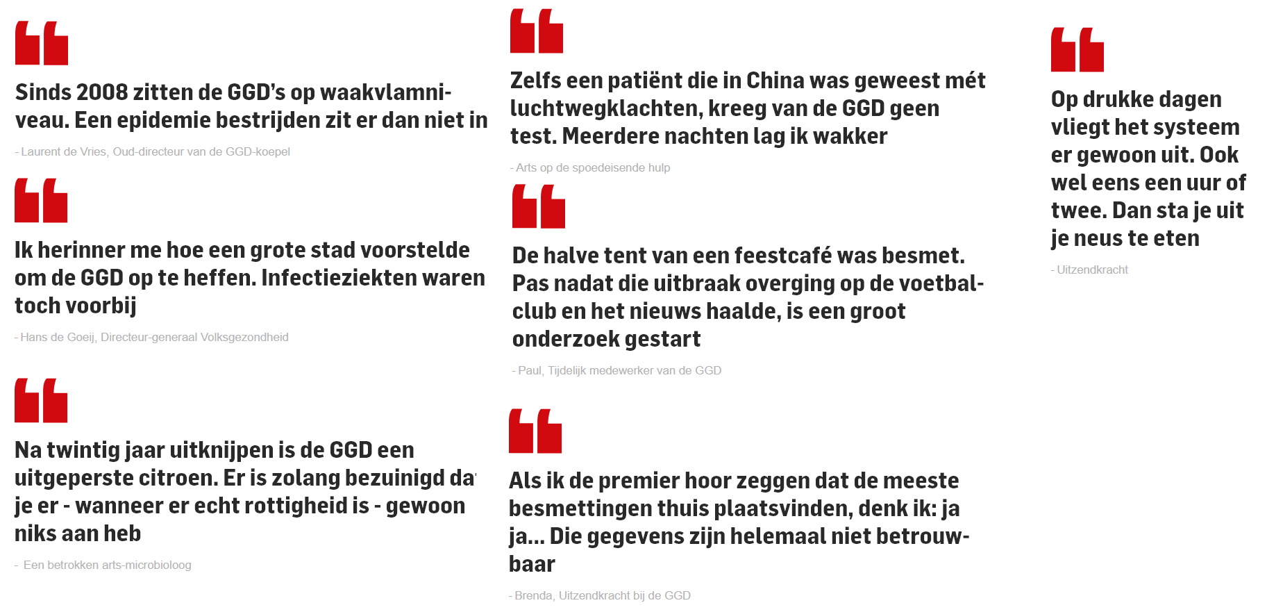 Ontluisterend relaas over de problemen bij de GGD’s - 18996 Ontluisterend relaas over de problemen bij de GGD’s - 18996