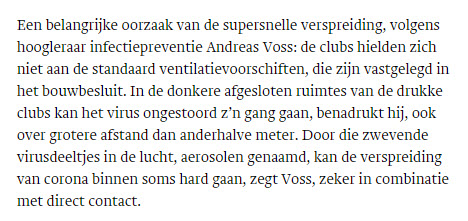 Trouw: de bizarre geschiedenis van aerosolen en ventilatie in Nederland - 22142