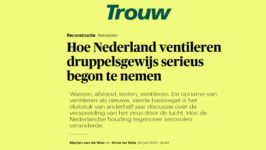 Trouw: de bizarre geschiedenis van aerosolen en ventilatie in Nederland - 22150