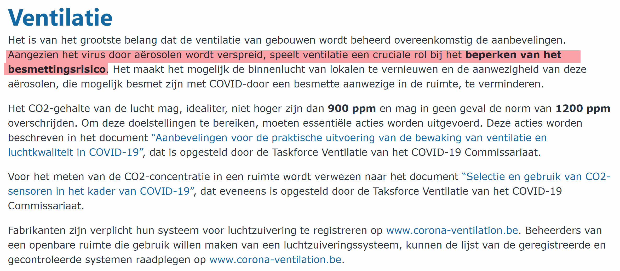 OMT advies over ventilatie #huh?+! - 21500