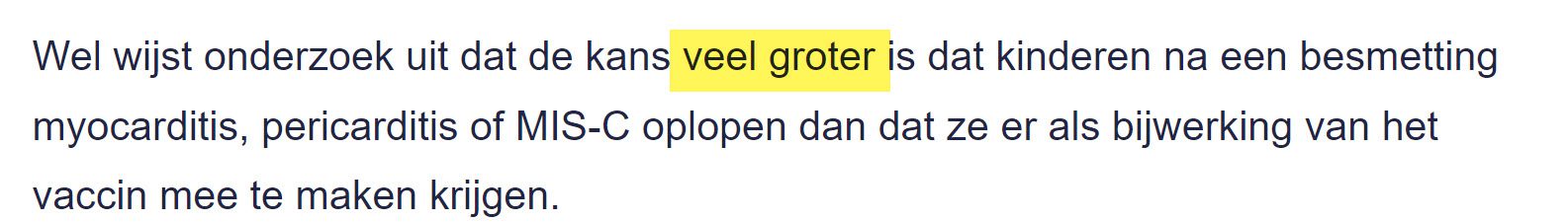 Informatie voor afwegingen bij vaccineren van jongeren en kinderen - 26757