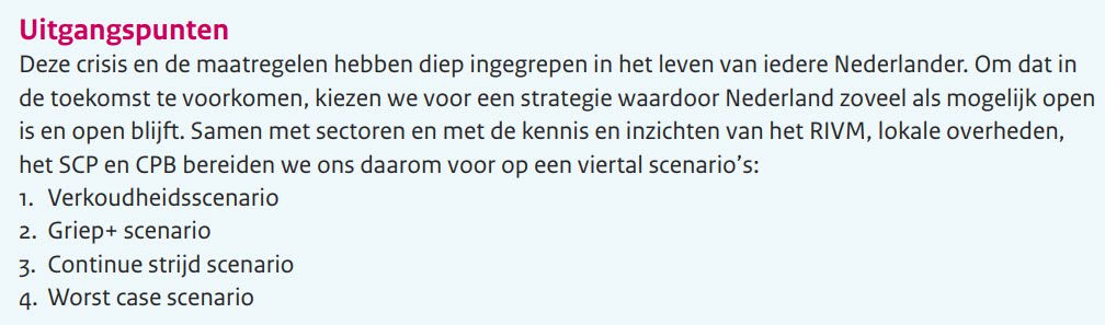 Somber door lange termijn "Corona-aanpak" regering