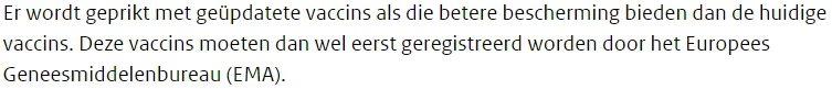 Wie is verantwoordelijk voor bijwerkingen van de herhaalprik? - 47377