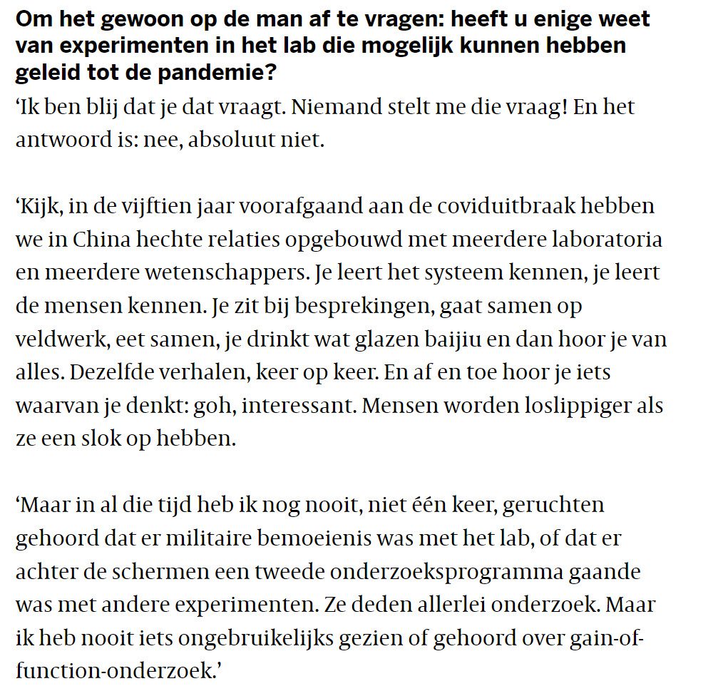 De niet gestelde vragen over Wuhan aan Peter Daszak - 69353 De niet gestelde vragen over Wuhan aan Peter Daszak - 69353