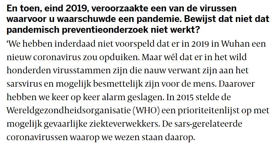 De niet gestelde vragen over Wuhan aan Peter Daszak - 69350 De niet gestelde vragen over Wuhan aan Peter Daszak - 69350