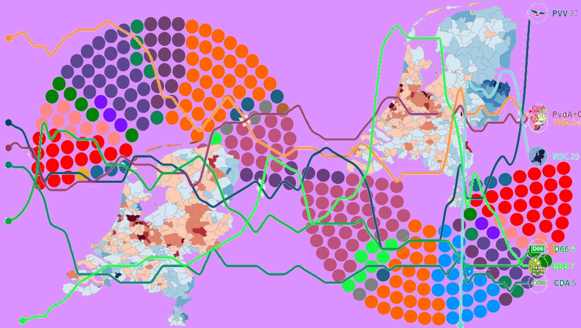 Meer inzicht in de verkiezingsuitslag TK2023 - 69392