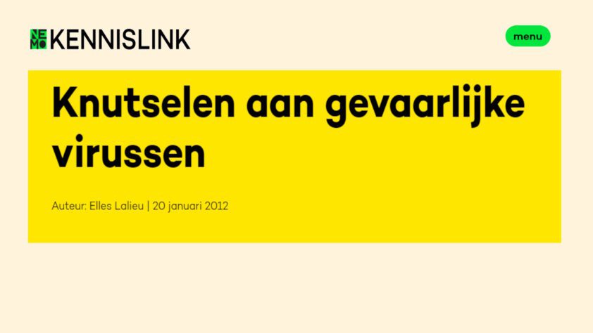 Waarom is na 12 jaar dit artikel van Nemo-Kennislink verdwenen? - 70003