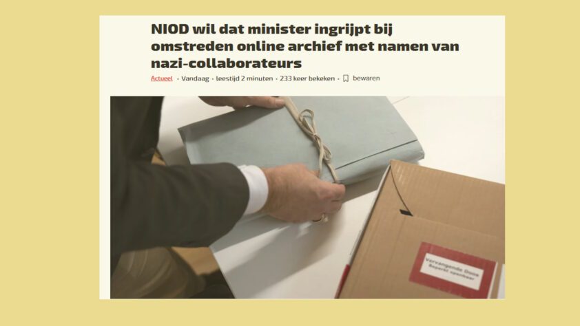 Ook mijn vader staat op de beruchte lijst van het Oorlogsarchief - 105648